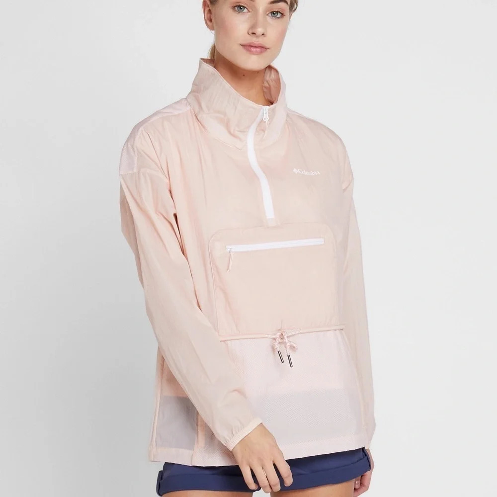 Columbia Berg Lake Anorak in‎ light peach  colour XS